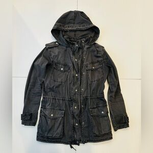 Aritzia Talula Gray Trooper Utility Jacket